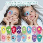 48 Pcs Adhesive Eye Patches For Kids Girls 16 Styles Toddler Eye Patches Bulk La