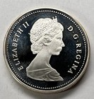 1988 Proof Silver  1 Canada   Commem 250th Anniversary Saint-maurice Ironworks