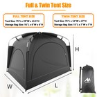 Indoor Privacy Tent Portable Bed Blackout Sleeping Space Canopy For Kids Adults
