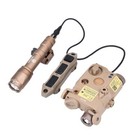 Tactical Peq-15 Laser Sight Ir Light Hunting M300 Flashlight Switch  20mm Rail