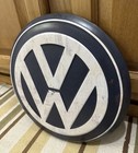 Volkswagen Sign Metal Emblem Parts Bug Passat Vr6 Vw Vintage Style Wall Decor