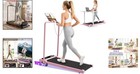 Folding Treadmill With Incline And Handle Bar Walking Pad Treadmill For Home    