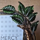 Grammercy Embellished Enameled Metal Giraffe Mama   Calf 3d Photo Frame 3 5 X 5
