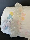 Nursery Baby Decorative Pillow Bunnies Pastel Vintage