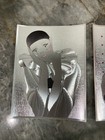Vintage 1980s Dufex Foil Art Print Pierrot Clown Of Hearts Fj Warren 2 Prints