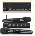 Wireless Microphone Karaoke Mixer System With Hd Audio Return Channel  Optica   