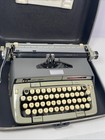 Vintage Scm Smith Corona Classic 12 Manual Portable Typewriter  W case Working