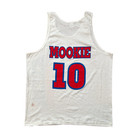 Vintage Pearl Jam Mookie Blaylock Xl Basketball 10 Jersey Tank White Shirt Rare