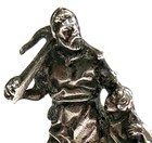 Antique European Sterling Silver Wilhelm Tell   Son Carved Figural Filigree Base