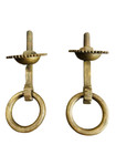 Vintage Old Antique Brass Beautiful Design Rare Heavy Door Knocker   Handle Pair