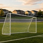 12x6ft Football Soccer Goal Heavy Duty Steel Frame Weatherproof Training Net