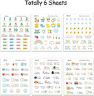 Baby Milestone Planner Stickers  6 Sheets For Scrapbooking And Decorating