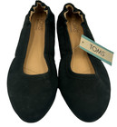 Toms Women s Judith Slip On Ballet Flats Black Size 7 165r