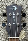 Luna Model Uke Vmb Vintage Mahogany Baritone Size Ukulele In A Satin Finish