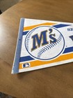 Vintage Seattle Mariners Full Size Felt Pennant Mlb Baseball 90s