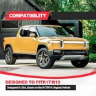 2pcs Compatible With Rivian R1t Accessories   R1s Accessories Tow Hook Orange