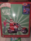 2006 Gemmy 9    Santa Chopper Motorcycle Lighted Christmas Inflatable Blow Up