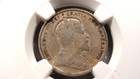 1909 Canada Twenty Five Cents Ngc Fine Circulated Silver 25c Coin 