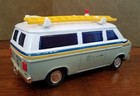 Vintage Htf  mountain Bell  System Telephone Company Van Toy Truck Coin Bank Gmc