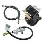Rear Brake Caliper Master Cylinder W hose For Yamaha Warrior 350 Yfm350x 1987-04