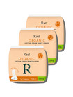 Rael Organic Cotton Cover Panty Liners  Daily  Unscented  long Size 