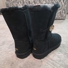 New Ugg Bailey Button Bling Women s Boot - Black  Us Size 6