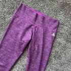 Adidas Climalite Leggings Womens Small Purple Stretch Yoga Pants Athletic Sb6301