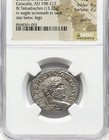 Ngc Au  Caracalla 198-217 Ad  Huge Silver Tetradrachm  Antioch Roman Empire Coin