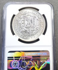 1963 Dominican Republic Silver 1 Peso Republic Restoration Ngc Ms 64 Beautiful