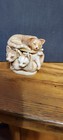 Vintage Harmony House Cat Trinket Box Purrfect Friends
