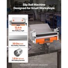 Uimoso Slip Roll Machine 12 6 In Forming Width  20 Gauge Metal Roller Bender