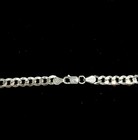 Men s Women s 925 Solid Sterling Silver Cuban Link Chain Necklace 24-inch 4 7mm