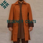 Colonial Frockcoat revolutionary War Frockcoat Brown Wool 18th Century Frockcoat