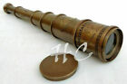 Brass Antique Vintage 20 victorian Marine Telescope With Wooden Box Spyglass 