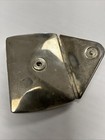 Silver Tone Pocket Mirror Envelope Style Folding Compact Portable Vintage