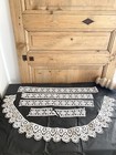 Lot Vintage French Entredeux Cotton Lace Trim C1950