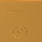 Tupperware 1431 Storage Container W lid Orange 1 2 Gallon