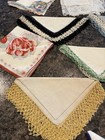 Lot Of 21 Vintage Handkerchiefs Floral Lace Embroidered Ladies Child Hankies