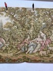Vintage Beautiful France Aubusson Style Pictorial Figurative Tapestry 68x105 Cm