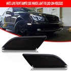 White Led Side Marker Lights Smoke Lens For 2012-14 Mercedes W204 C250 C300 C350