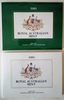 1985 1984 Royal Australian Mint Uncirculated Coin Collection Set Mk