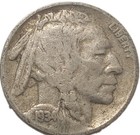 1934 D Buffalo Indian Head Five Cent Nickel Circulated Vf Coin Freeposttracking 