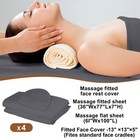 4 Sets Premium Microfiber Massage Table Sheets Set 3 Piece Set Includes Massa   