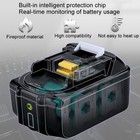 Pack For Makita 18v 8 0ah Lxt Li-ion Battery Bl1860b Bl1830 Bl1850 charger