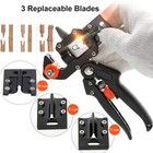 Pro Pruning Shears Garden Grafting Knife Tool Set Kit Fruit Tree Scissor Cutter