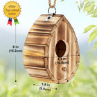 Hummingbird House wooden Birdhouse For Outside hanging Small Bird Houses wild Bi