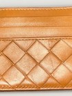 Bottega Veneta Intrecciato Leather Credit Card Case Holder Brown Tan Authentic