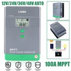 30a 60a 100a Mppt Solar Charge Controller 12 24 36 48v For Solar Panel Kit Pv