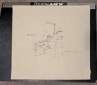 Star Wars  A New Hope Millennium Falcon Production Used Dyeline Print - Rare 