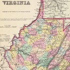 Virginia 1855 Vintage Map 11x14 Antique Cartography Historic Wall Art
